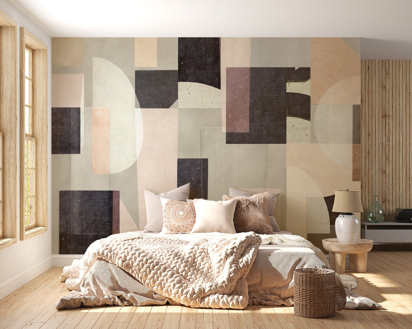 Modern Abstract Wall Mural - Giffywalls