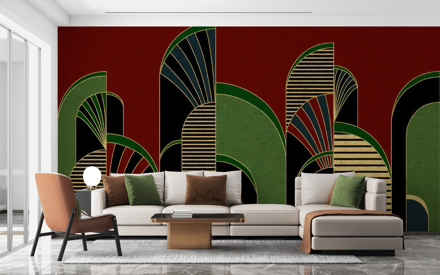 Vintage Archway Wall Mural - Giffywalls