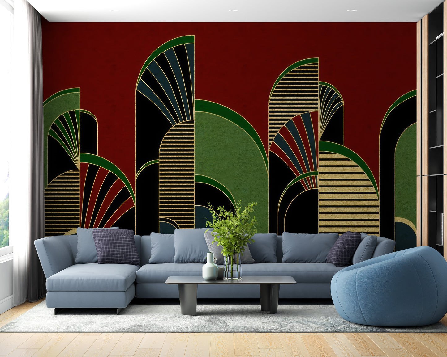 Vintage Archway Wall Mural - Giffywalls