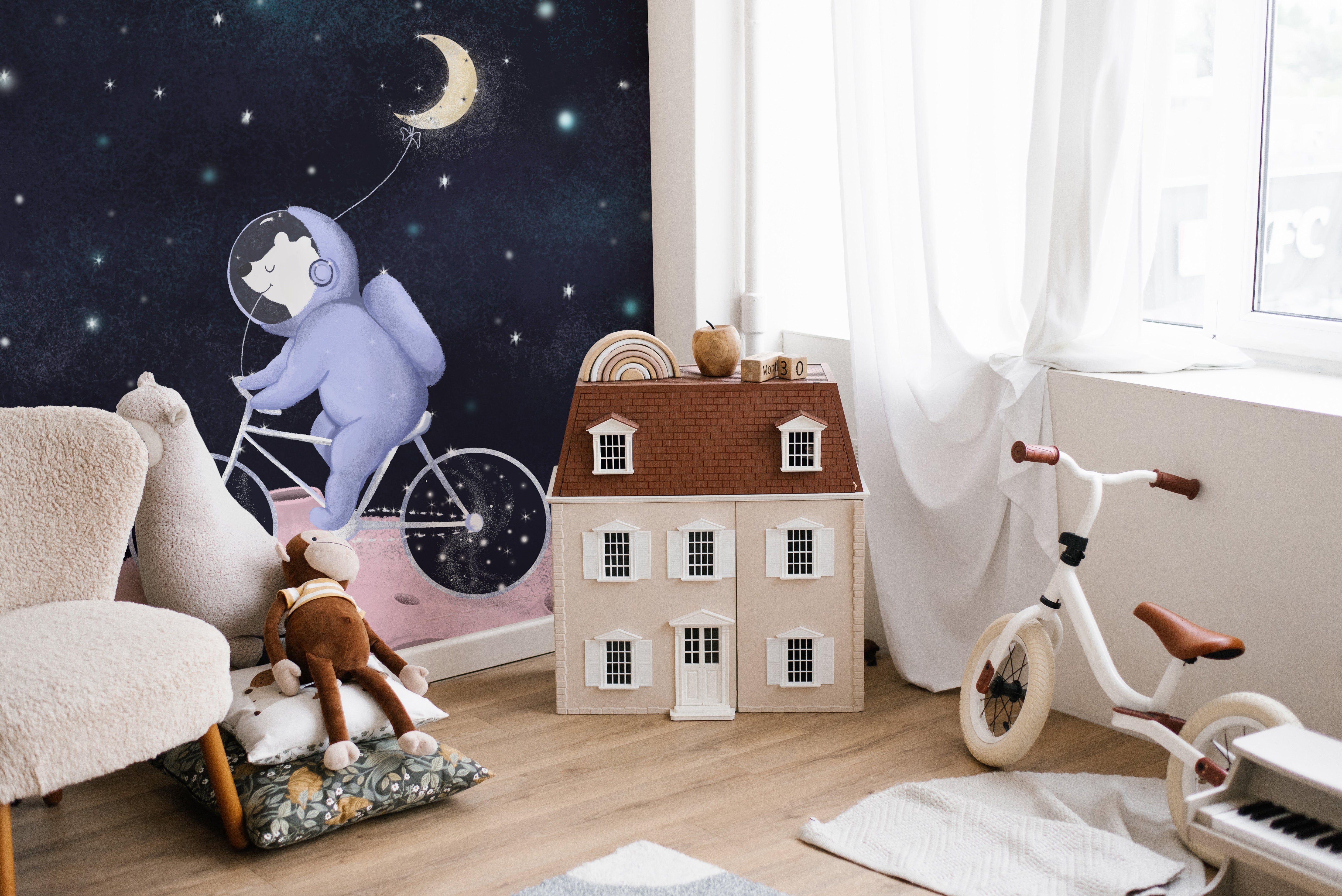 Moonlight Friends Wall Mural - Giffywalls