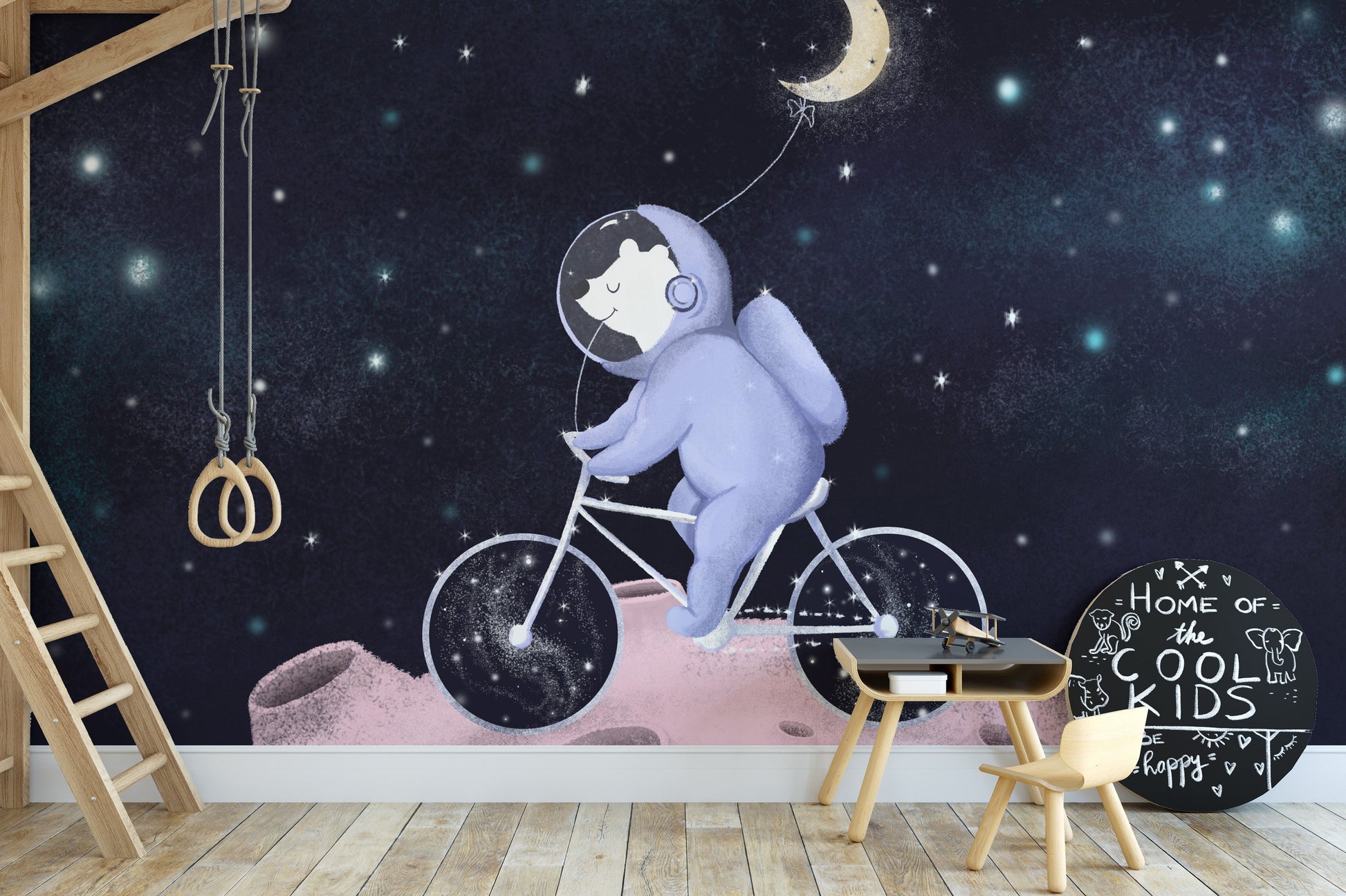 Moonlight Friends Wall Mural - Giffywalls