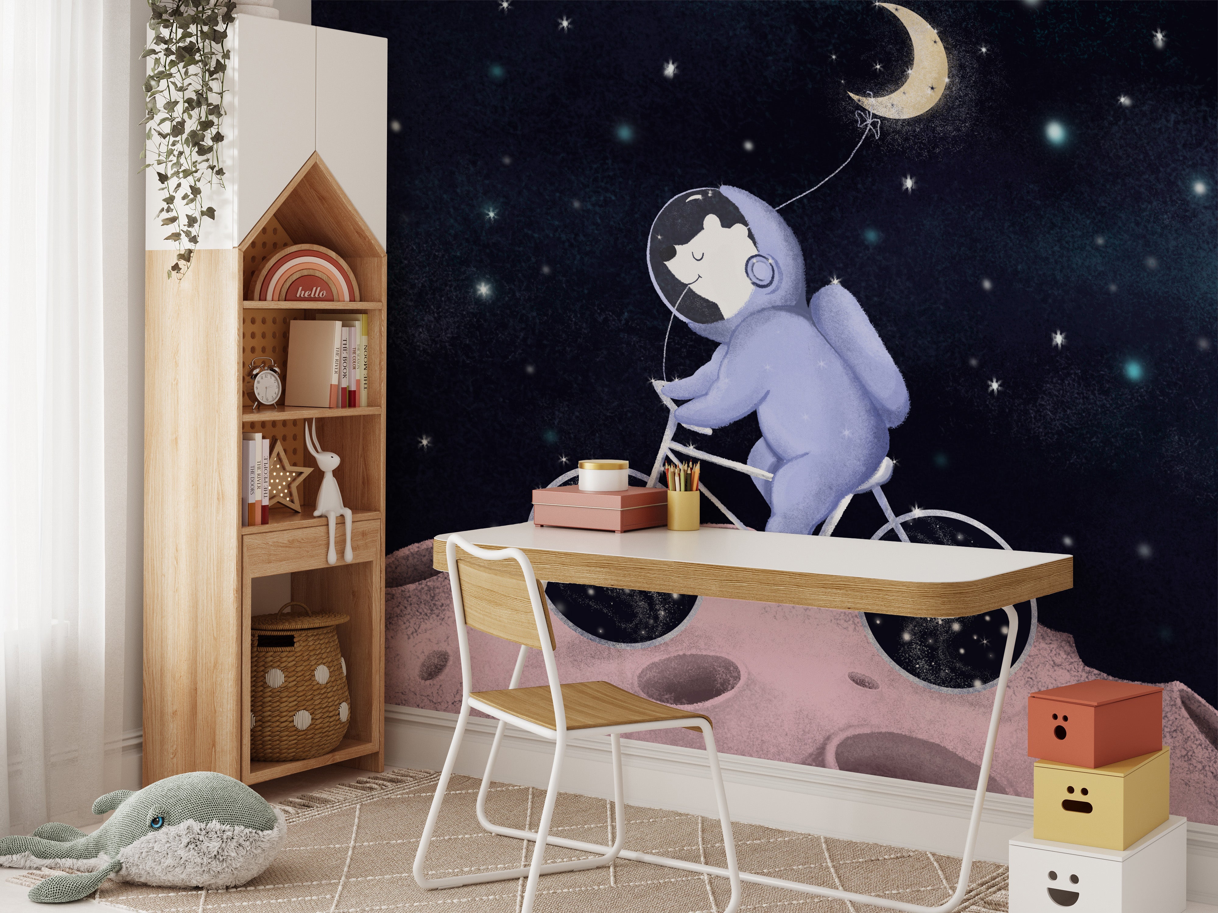 Moonlight Friends Wall Mural - Giffywalls