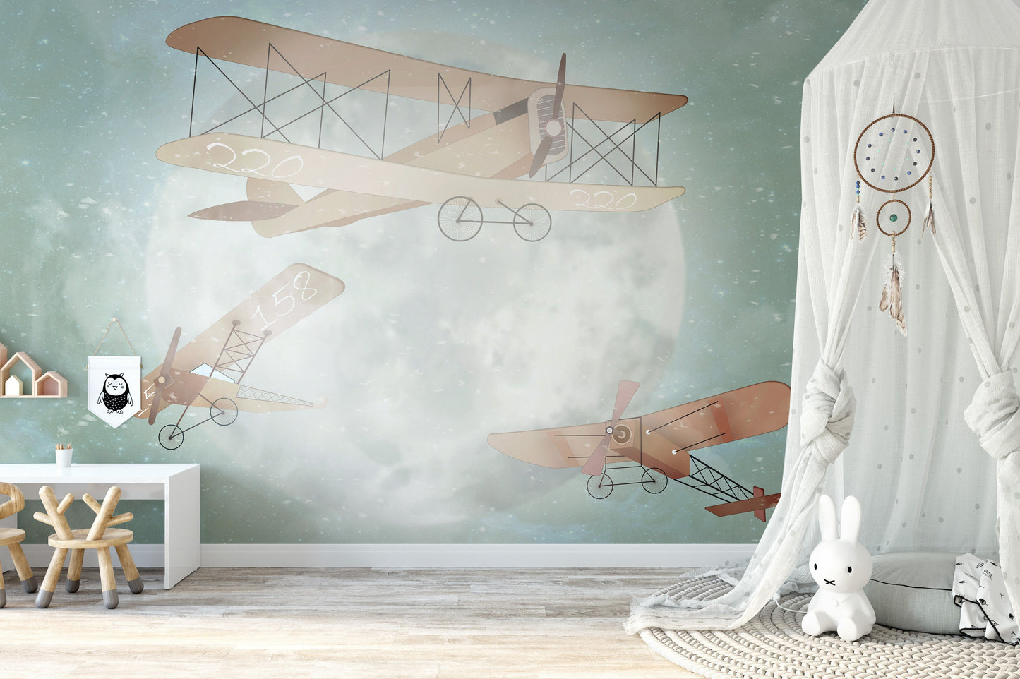 Cute Animals Aviators Wall Mural - Giffywalls