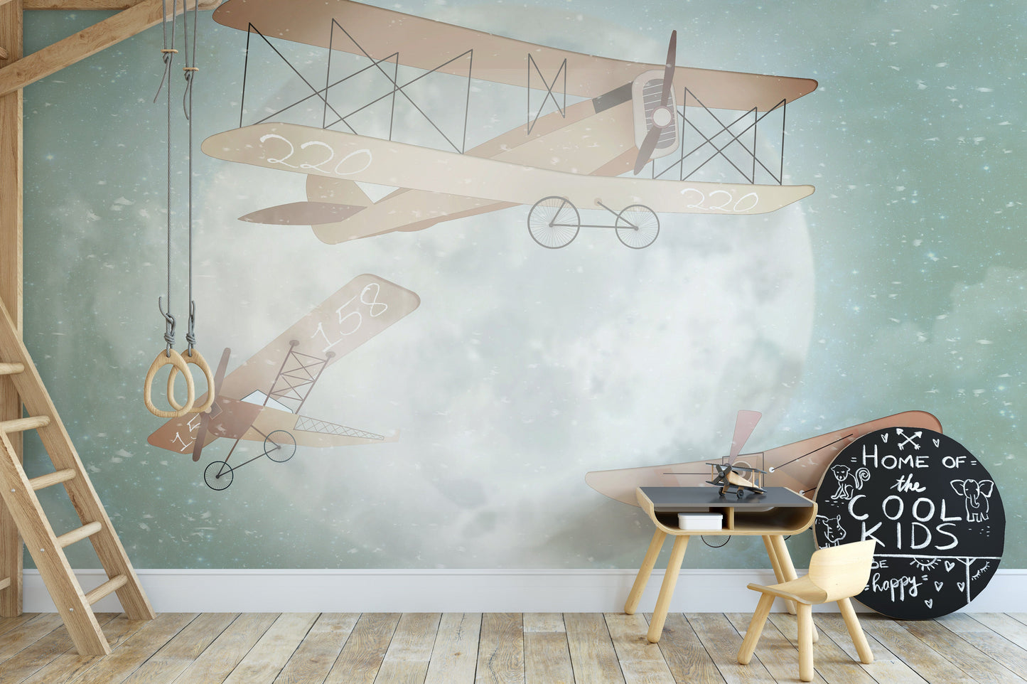 Cute Animals Aviators Wall Mural - Giffywalls