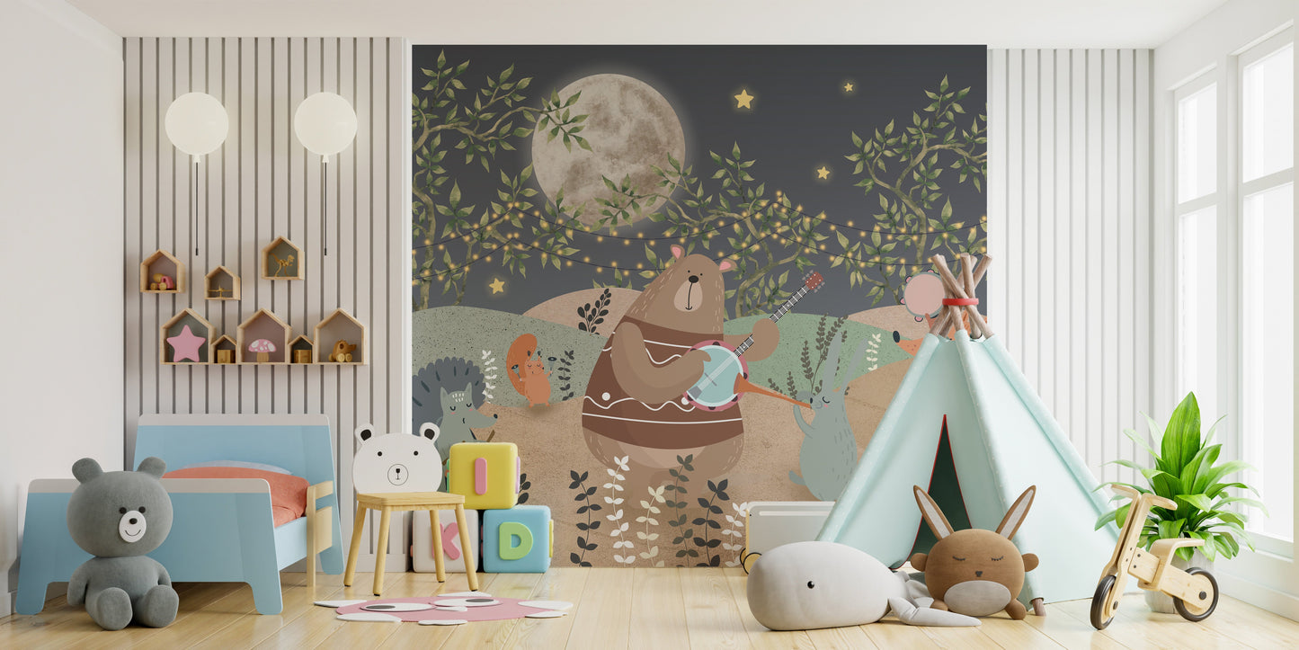 Enchanted Forest Party Wall Mural - Giffywalls