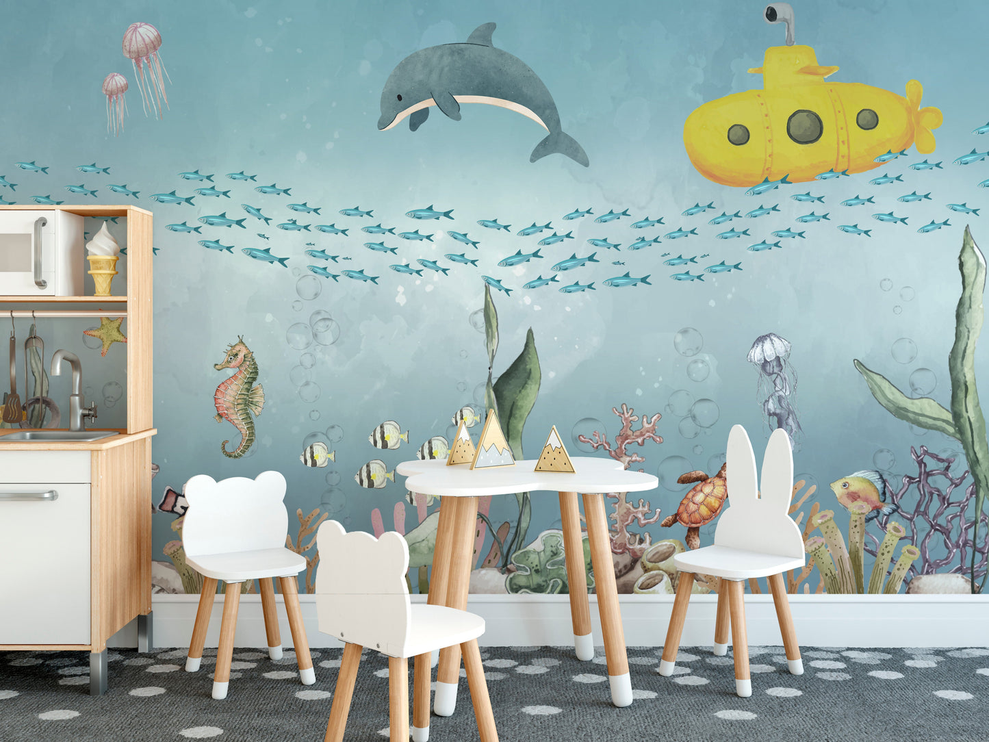 Underwater Adventure Wall Mural - Giffywalls