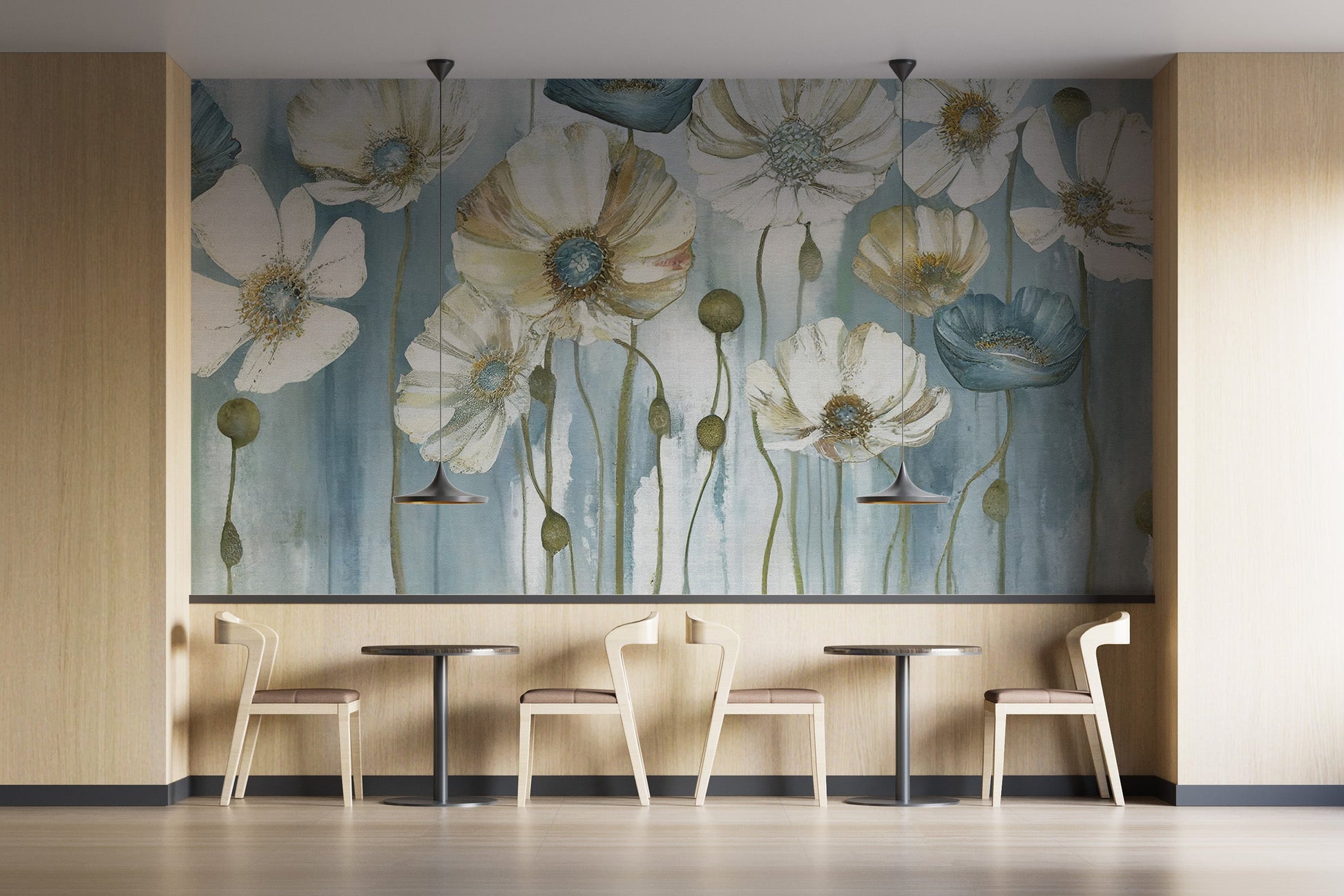 Anemones Whisper Wall Mural - Giffywalls