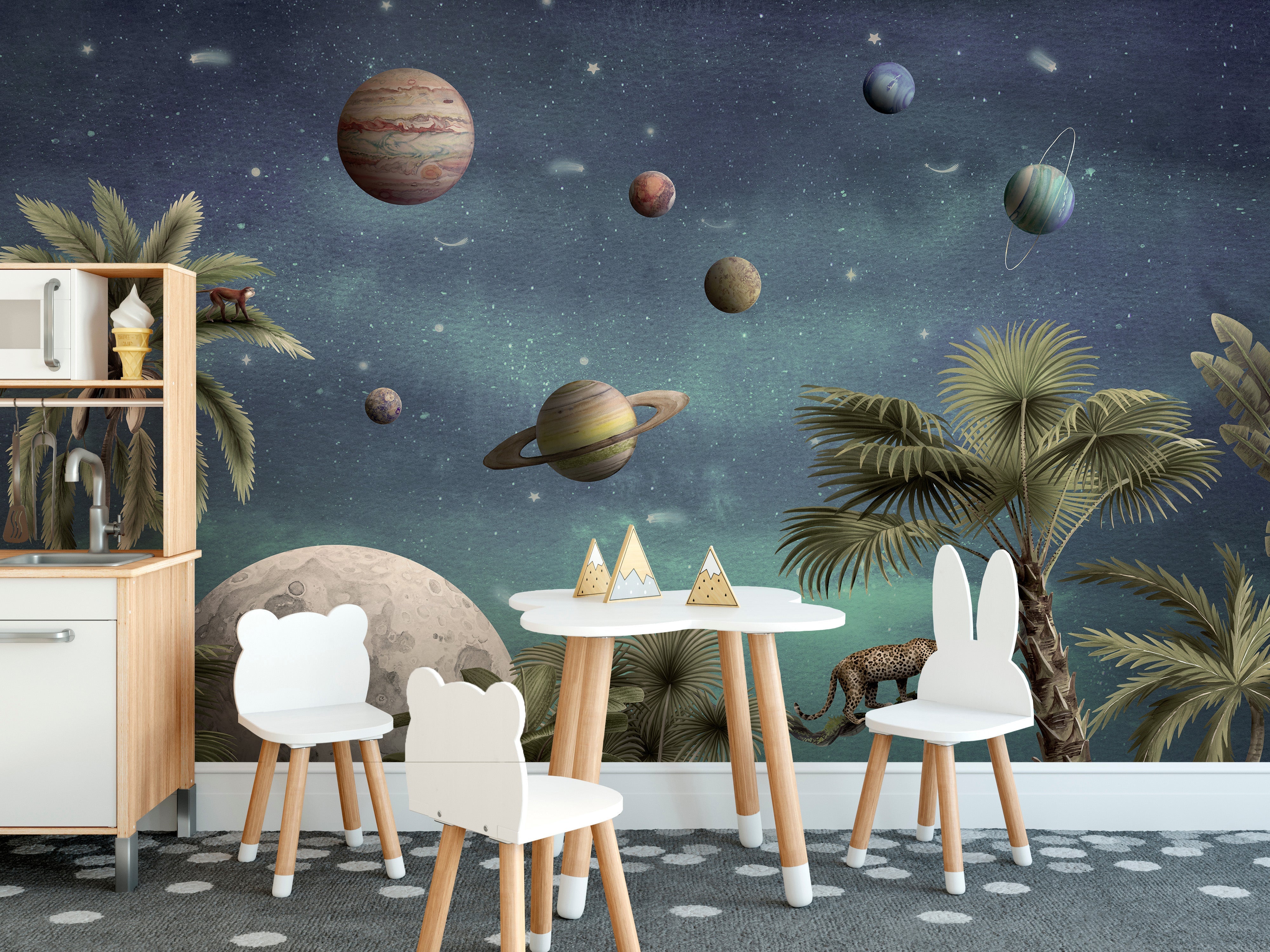 Pretty Planets Wallpaper Wall Murals - Giffywalls