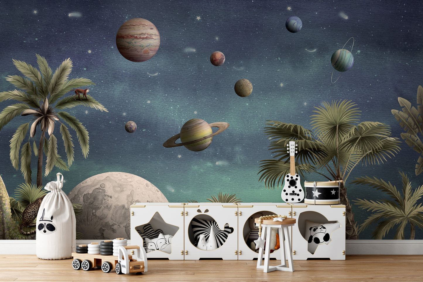 Pretty Planets Wallpaper Wall Murals - Giffywalls