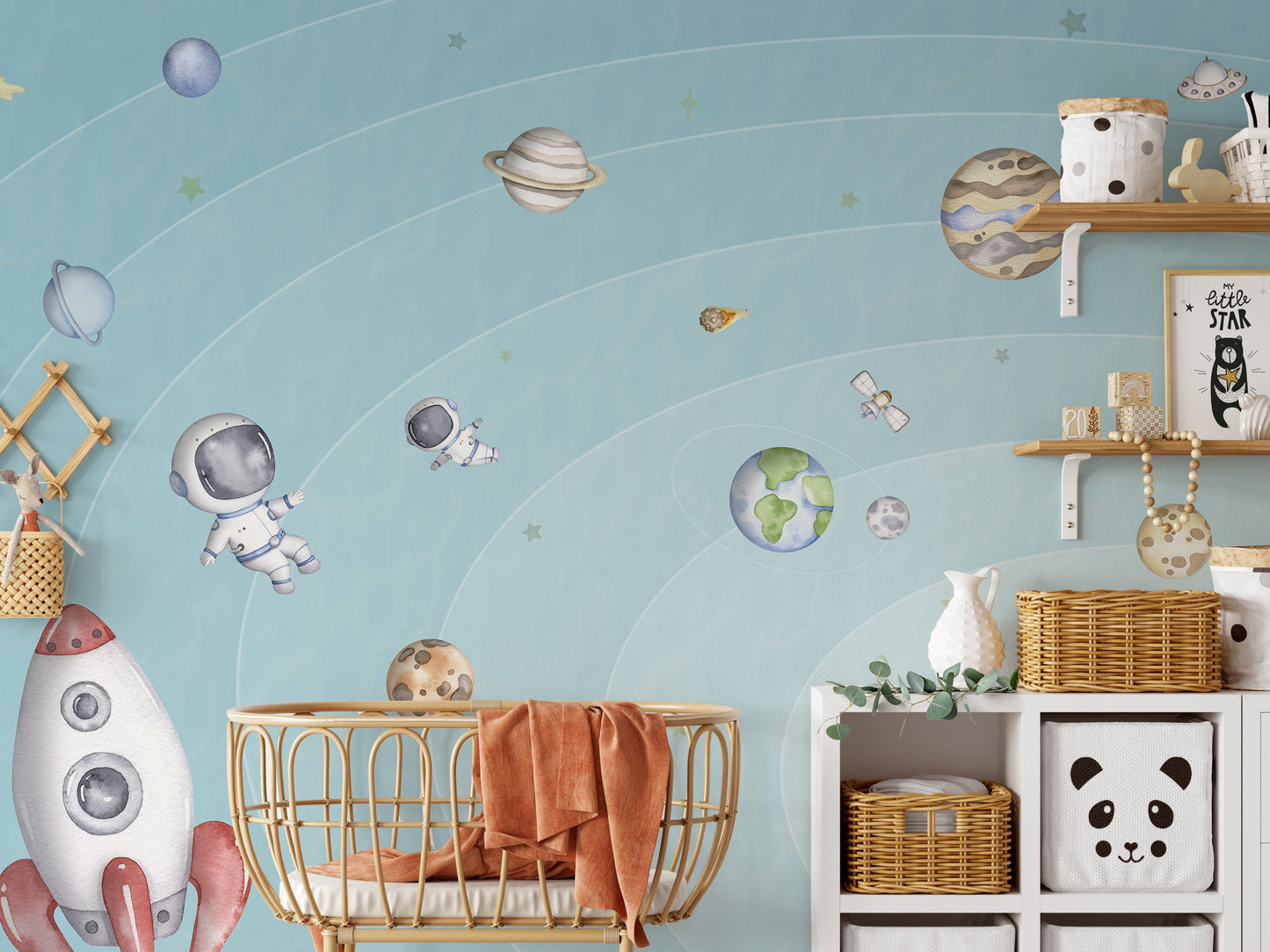 Space Joy Light Wall Mural - Giffywalls