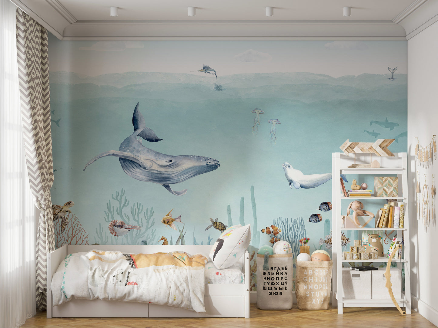 Secret sea life wallpaper murals - Giffywalls