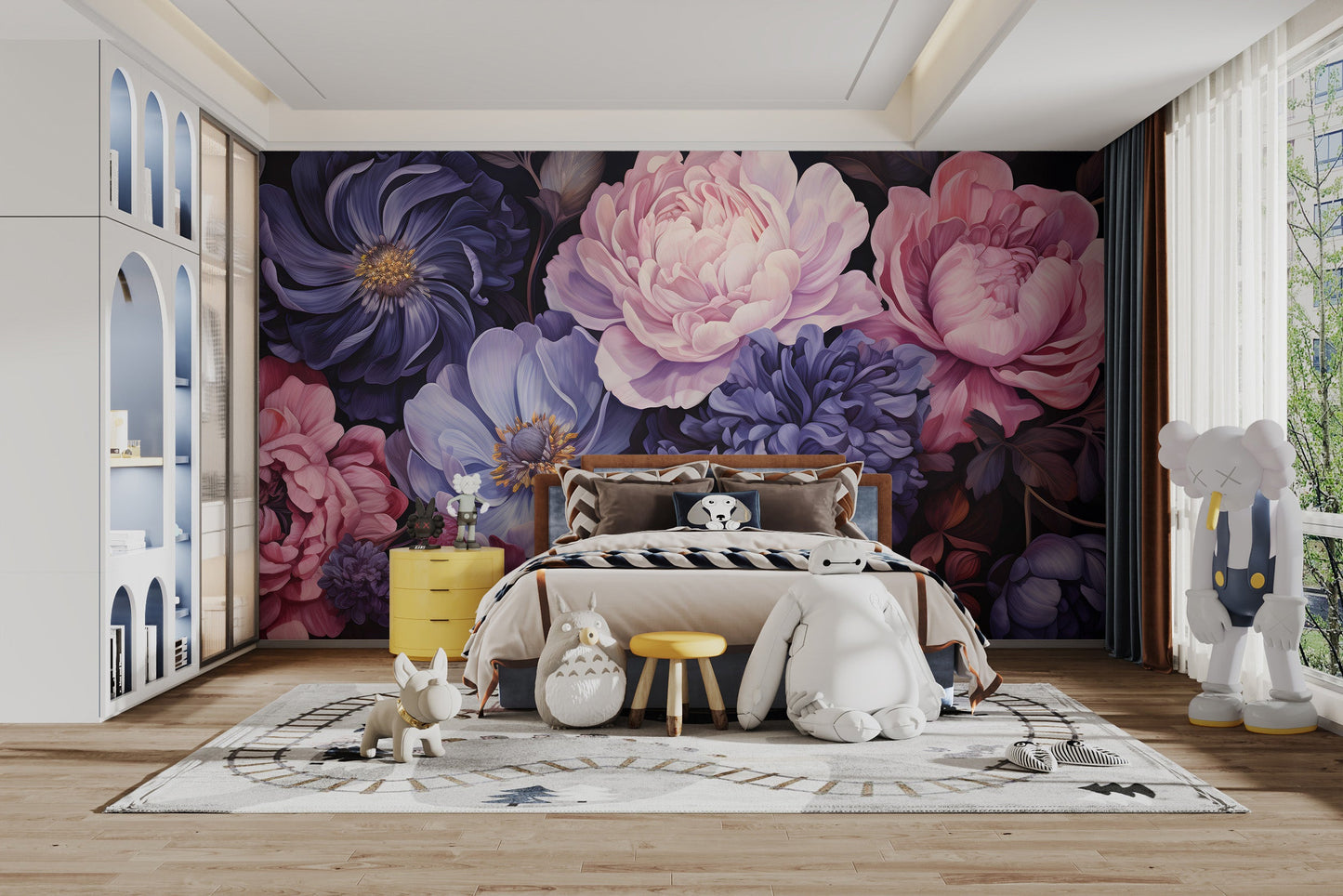 Aromatic Bouquet Wallpaper Mural - Giffywalls