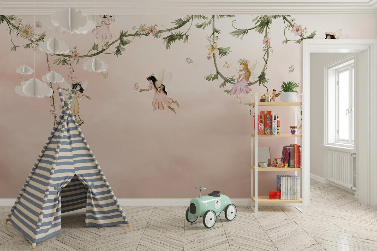 Dream Flight Wallpaper Mural for kids