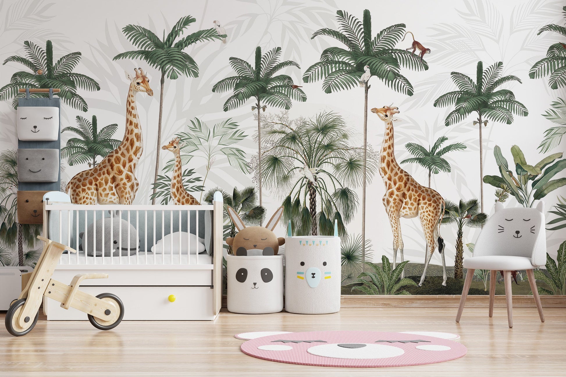 Gracious Giraffes wallpaper: perfect wall accent