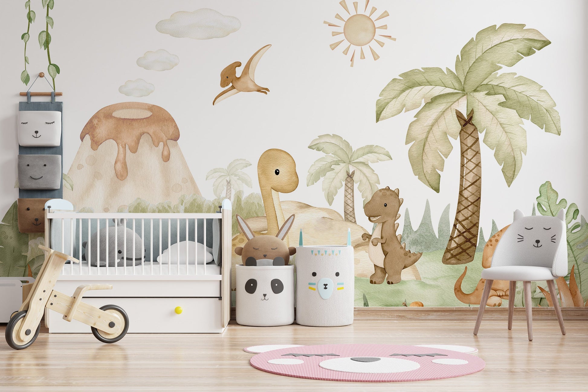 Dino Baby Wall Mural - Giffywalls