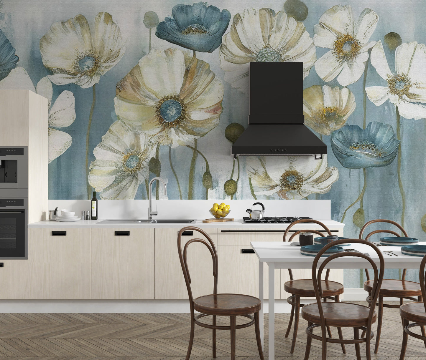 Anemones Whisper Wall Mural - Giffywalls