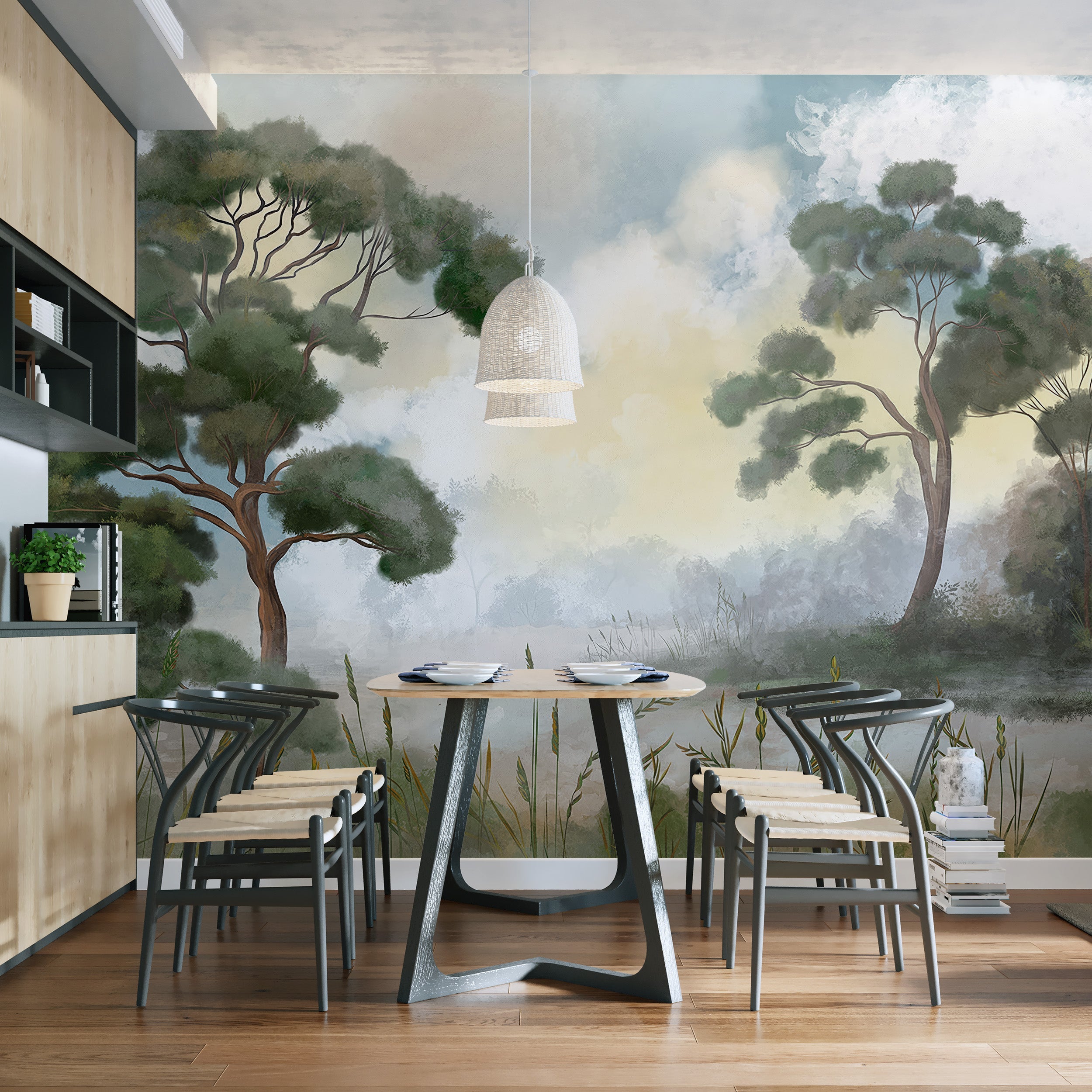 Enduring Woodland Wall Mural - Giffywalls