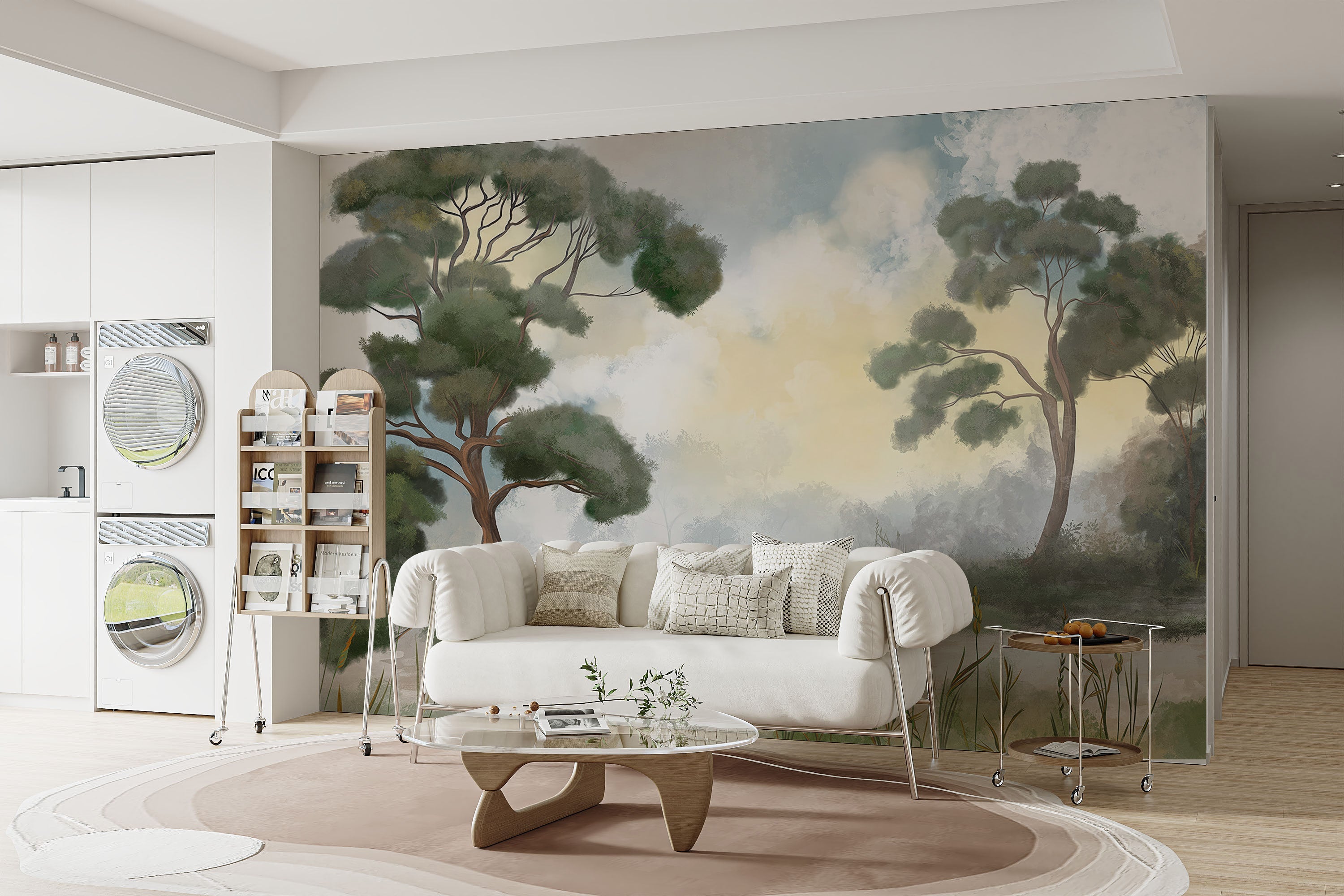 Enduring Woodland Wall Mural - Giffywalls