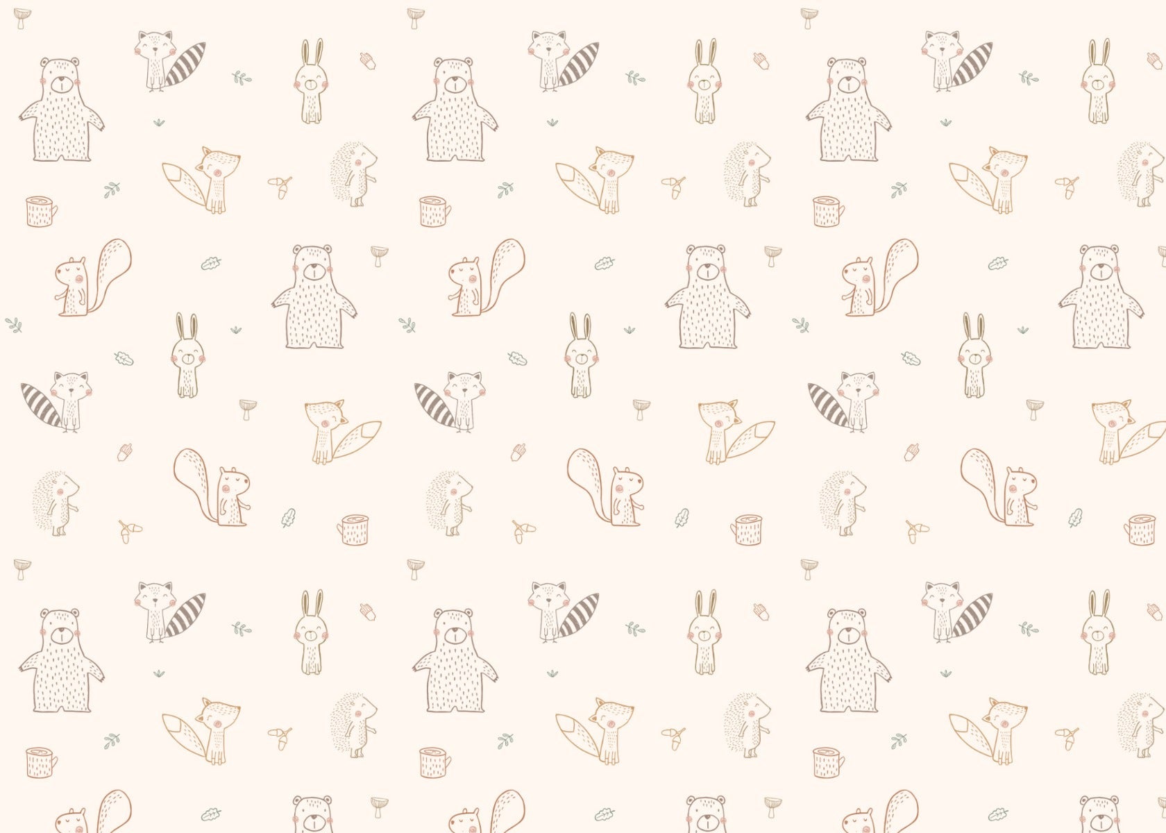 Baby Forest Friends Wallpaper - Giffywalls