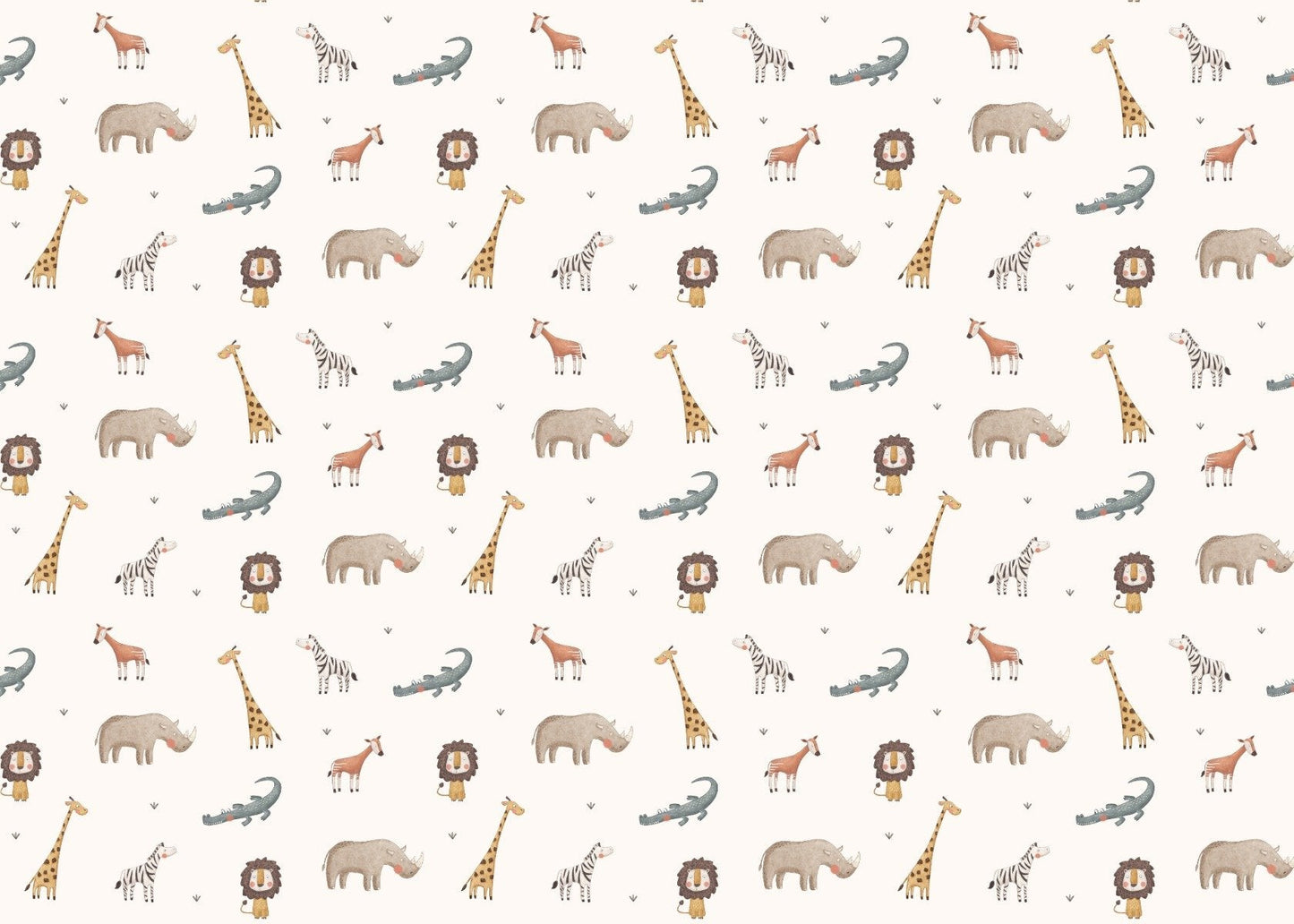 Jungle Safari Animals Wallpaper For Walls - Giffywalls