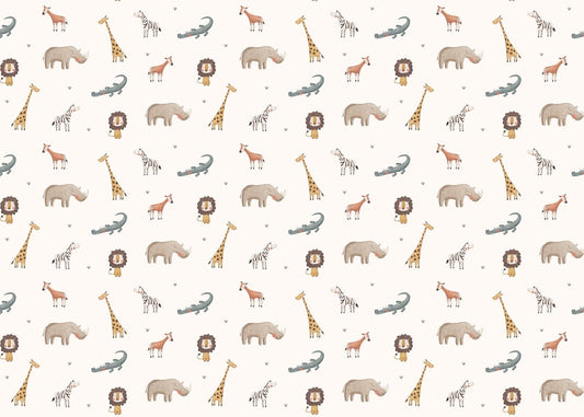 Jungle Safari Animals Wallpaper For Walls - Giffywalls