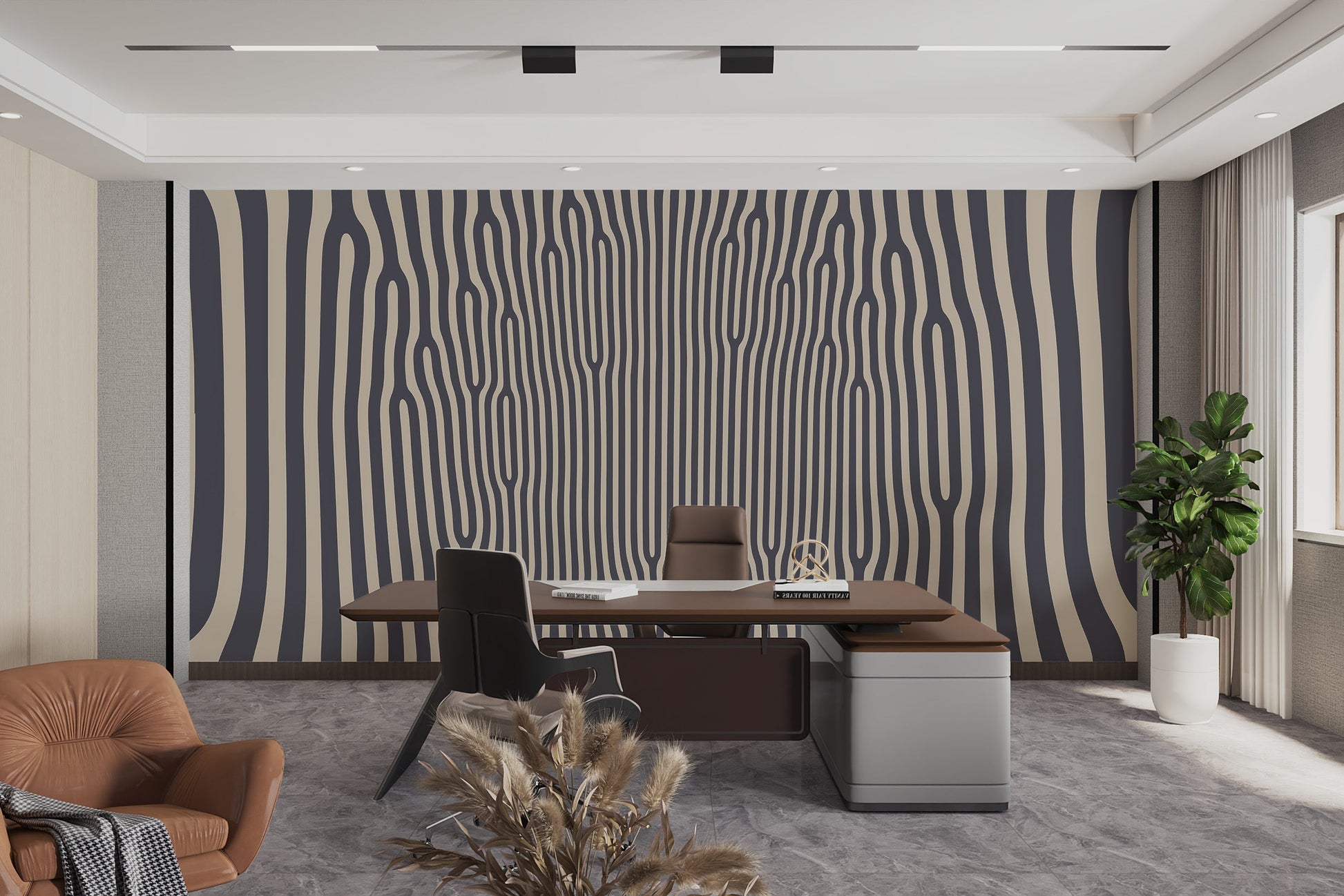 Hypnotic Harmony Wall Mural - Giffywalls