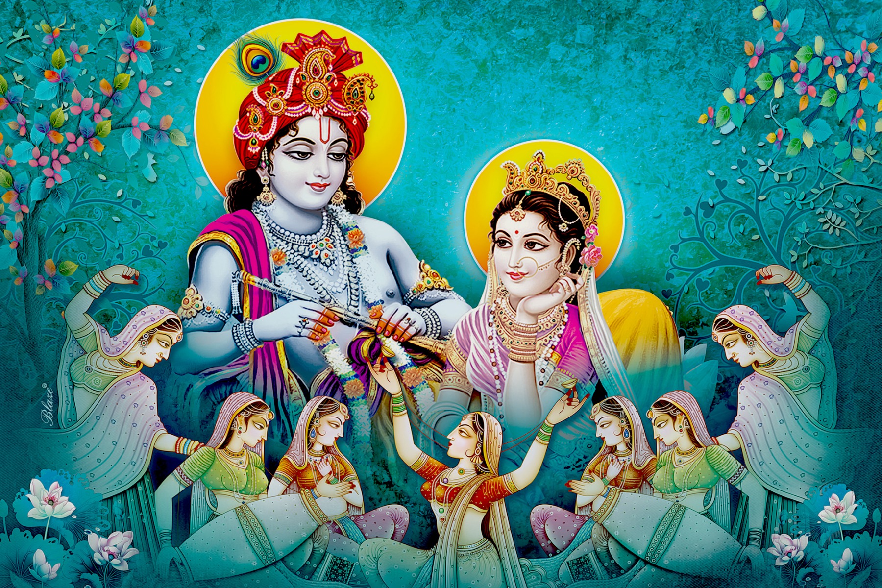 Shri Priyakant Ju Vrindavan Light White Colour Summer Dress  Krishna radha  painting Radha krishna images Krishna wallpaper